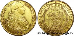 CHILI - CHARLES IV 8 escudos en or 1792 Popayan