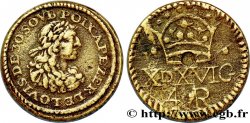 LOUIS XIV THE SUN KING Poids monétaire pour le demi-écu d’argent