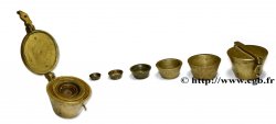 NESTED CUP WEIGHTS Pile à godets n.d.