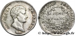 Demi-franc Napoléon Empereur, Calendrier révolutionnaire 1805 Nantes F.174/24
