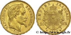 20 francs or Napoléon III, tête laurée 1870 Strasbourg F.532/24