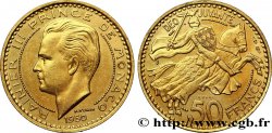 MONACO - PRINCIPAUTÉ DE MONACO - RAINIER III Essai en or de 50 francs prince Rainier III 1950 Paris