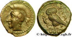 SICILE - CAMARINA Trias, (PB, Æ 16)