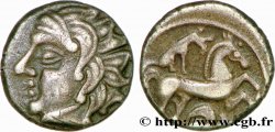 CARNUTES (Région de la Beauce) Drachme au loup et au cheval