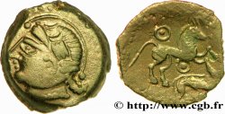 GALLIEN - AULERCI EBUROVICES (Region die Évreux) Bronze au cheval et au sanglier