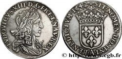 LOUIS XIII Demi-écu, 2e type, 1er poinçon de Warin 1642 Paris, Monnaie de Matignon