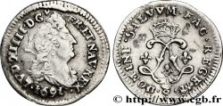 LOUIS XIV LE GRAND OU LE ROI SOLEIL Quadruple sol aux deux L 1691 Troyes
