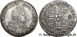 LOUIS XIV LE GRAND OU LE ROI SOLEIL Demi-écu aux huit L, 2e type 1705 La Rochelle