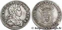 LOUIS XV DIT LE BIEN AIMÉ Douzième d écu dit de France 1722 Lyon