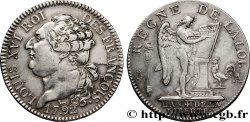 LOUIS XVI Demi-écu dit au génie , type FRANÇOIS 1792 Paris
