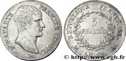 5 francs Bonaparte Premier Consul 1803 Paris F.301/1