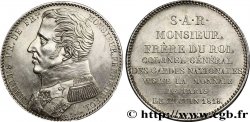 Monnaie de visite, module de 5 francs, pour Charles Philippe de France à la Monnaie de Paris 1818  VG.2508 