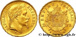 20 francs or Napoléon III, tête laurée 1867 Strasbourg F.532/16