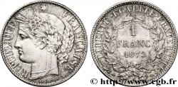 1 franc Cérès, IIIe République, petit A 1872 Paris F.216/5