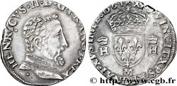 CHARLES IX COINAGE IN THE NAME OF HENRY II Teston à la tête nue, 5e type 1561 Toulouse