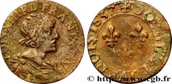 LOUIS XIII Double tournois, 7e type de Tours 1637 Tours