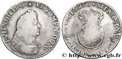 LOUIS XIV LE GRAND OU LE ROI SOLEIL Écu de Flandre aux palmes 1695 Lille