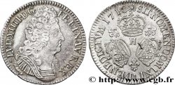 LOUIS XIV THE SUN KING Écu aux trois couronnes 1710 La Rochelle