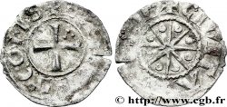 ÉTATS LATINS D ORIENT - COMTÉ DE TRIPOLI - BOHÉMOND V Denier à l étoile c. 1230-1235 Tripoli