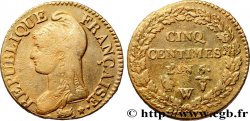 Cinq centimes Dupré, grand module 1797 Lille F.115/31