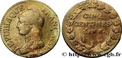 Cinq centimes Dupré, grand module 1800 Limoges F.115/87