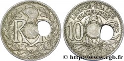 10 centimes Lindauer, perforation décentrée 1927 F.138/14 var.