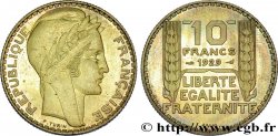 Concours de 10 francs, essai de Turin en bronze-aluminium 1929  VG.5243 