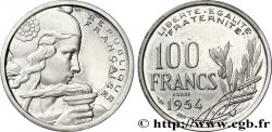 Essai-piéfort au double de 100 francs Cochet 1954  F.450/3 var. MS