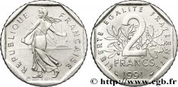 2 francs Semeuse, nickel, frappe monnaie 1991 Pessac F.272/15