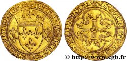 CHARLES VII LE VICTORIEUX Écu d or à la couronne ou écu neuf 18/05/1450 Lyon