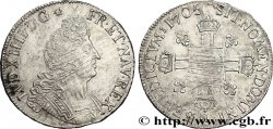 LOUIS XIV LE GRAND OU LE ROI SOLEIL Écu aux huit L, 2e type 1705 La Rochelle