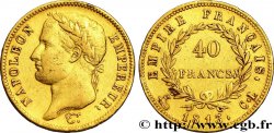 40 francs or Napoléon tête laurée, Empire français 1813 Gênes F.541/12