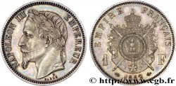 Essai de 1 franc Napoléon III, tête laurée 1862 Paris VG.3625 
