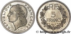 Essai de 5 francs Lavrillier, poids léger 1947  G.- 