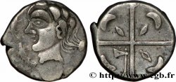 GALLIA - SUDOVESTE DELLA GALLIA - VOLCÆ TECTOSAGES (Regione di Tolosa) Drachme de style hybride entre “cubiste et romanisé”, S. 55 - du trésor de Moussan