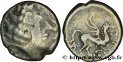 CARNUTES (Région de la Beauce) Quart en électrum au griffon, DT. 2522