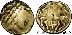 SÉQUANI - HELVETII, Inceri (Svizzera) Quart de statère au cheval et à la croisette