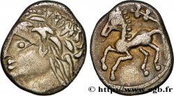 ALLOBROGES (Région du Dauphiné) Denier au cheval galopant et au “caducée” - collection A. DEROC