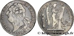 LOUIS XVI (MONARQUE CONSTITUTIONNEL) Écu dit “au génie”, légende FRANÇOIS 1793 Metz