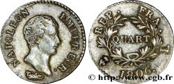 Quart (de franc) Napoléon Empereur, Calendrier grégorien 1806 Bayonne F.159/4