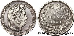 5 francs IIe type Domard 1840 Lyon F.324/86