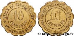 VILLE DE CARCASSONNE - UNION PHILANTHROPIQUE 10 Centimes Union Philanthropique - Fourneaux démocratiques Carcassonne