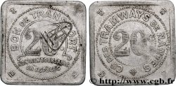 COMPAGNIE DES TRAMWAYS DE NANTES 20 Centimes Nantes