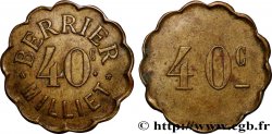 CAFES BRASSERIES ET RESTAURANTS 40 Centimes Berrier-Milliet - Lyon