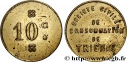 NECESSITÉ (MONNAIES ET JETONS DE... ) THEMES DIVERS 10 Centimes Société civile de consommation Trignac