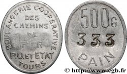 BOULANGERIE COOPERATIVE DES CHEMINS DE FER 500 g Boulangerie-Coopérative Chemins de fer PO et État- Tours Tours