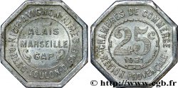 CHAMBRES DE COMMERCE REGION PROVENCALE 25 Centimes Alais, Arles, Avignon, Digne, Gap, Marseille, Nice, Nimes, Toulon