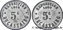 EXPOSITION 1900 DUCASTAING 5 Centimes Paris