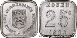 LIGUE DES COMMERCANTS ROUENNAIS 25 Centimes Rouen