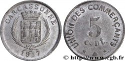 UNION DES COMMERCANTS 5 Centimes Carcassonne